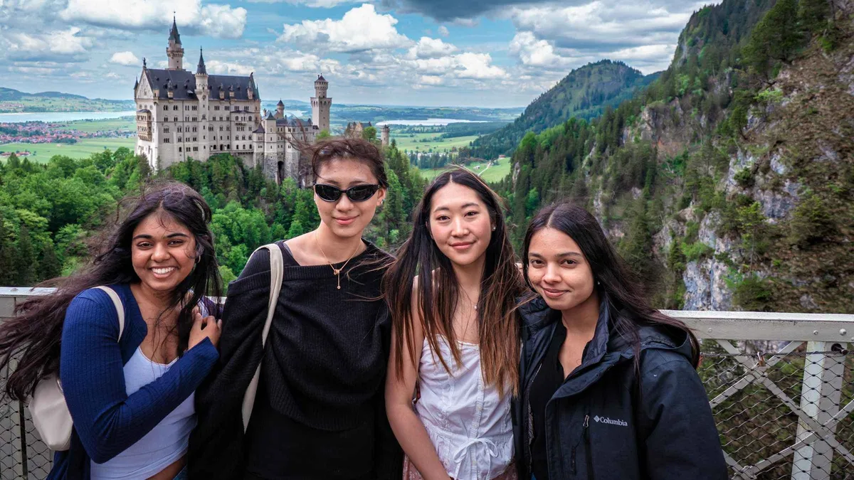 By train with a guide on a Neuschwanstein Castle tour from Munich, Bavaria, Germany